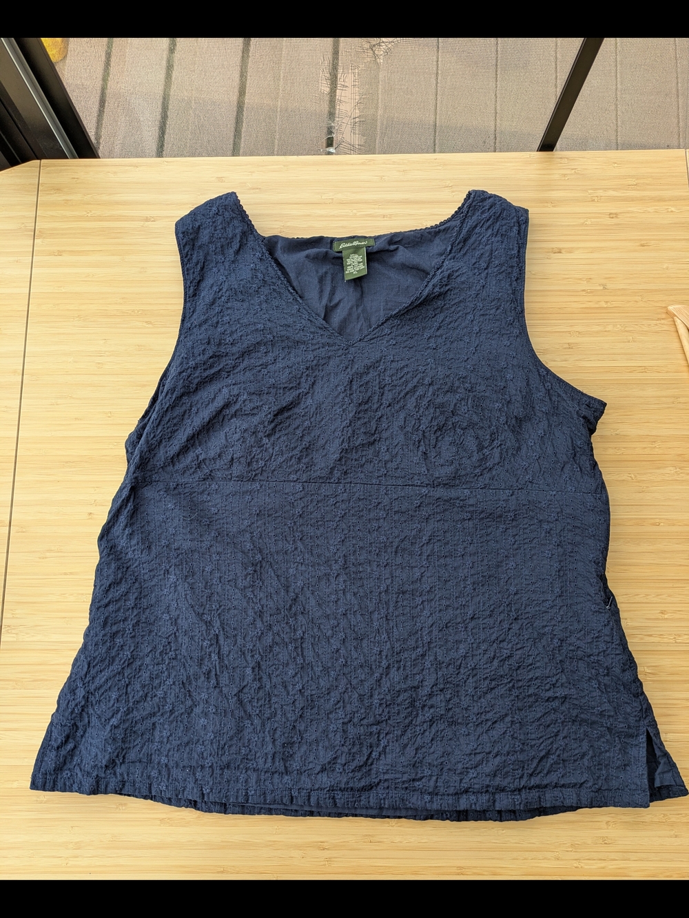 Eddie Bauer Eyelet Lace Tank Top